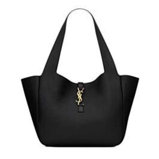 Dettagli perfetti YSL Saint Laurent Bea Tote In Pelle Granulata Nero Replica Replica Perfette Dettagli perfetti YSL Saint Laurent Bea Tote In Pelle Granulata Nero imitazioni