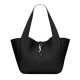 Dettagli perfetti YSL Saint Laurent Bea Tote In Pelle Granulata Nero Replica Replica Perfette Dettagli perfetti YSL Saint Laurent Bea Tote In Pelle Granulata Nero imitazioni