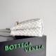 Replica Perfette Borse Imitazioni Andiamo piccola di Bottega Veneta agnello intrecciata bianca imitazioni