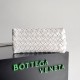 Replica Perfette Borse Imitazioni Andiamo piccola di Bottega Veneta agnello intrecciata bianca imitazioni