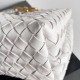 Replica Perfette Borse Imitazioni Andiamo piccola di Bottega Veneta agnello intrecciata bianca imitazioni