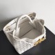 Replica Perfette Borse Imitazioni Andiamo piccola di Bottega Veneta agnello intrecciata bianca imitazioni