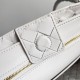 Replica Perfette Borse Imitazioni Andiamo piccola di Bottega Veneta agnello intrecciata bianca imitazioni