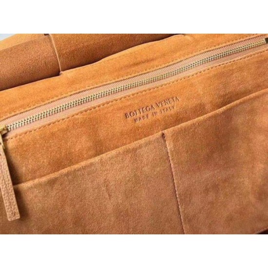 Borsa Media Arco Bottega Veneta Granata Caramello Replica Replica Perfette Borsa Media Arco Bottega Veneta Granata Caramello imitazioni