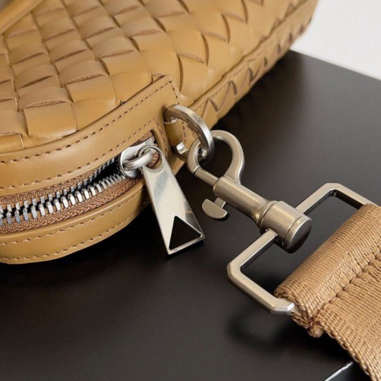 Replica Perfette Cartella Grande Bottega Veneta Vitello Intrecciato Marrone imitazioni