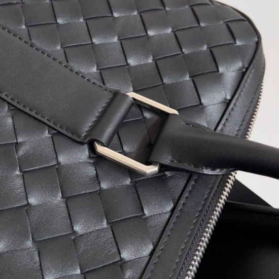 Cartella Grande Bottega Veneta Vitello Intrecciato Nero Replica Replica Perfette Cartella Grande Bottega Veneta Vitello Intrecciato Nero imitazioni
