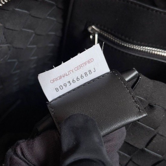 Cartella Grande Bottega Veneta Vitello Intrecciato Nero Replica Replica Perfette Cartella Grande Bottega Veneta Vitello Intrecciato Nero imitazioni