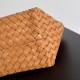 Borse Replica Mini Cabat Bottega Veneta agnello intrecciata color caramello qualità specchio Replica Perfette Borse Mini Cabat Bottega Veneta agnello intrecciata color caramello imitazioni