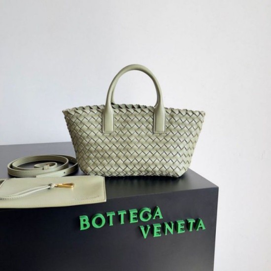 Bottega Veneta Mini Cabat Borse Replica Alta Qualità Travertino Intrecciato Agnello qualità specchio Replica Perfette Bottega Veneta Mini Cabat Borse Alta Qualità Travertino Intrecciato Agnello imitazioni