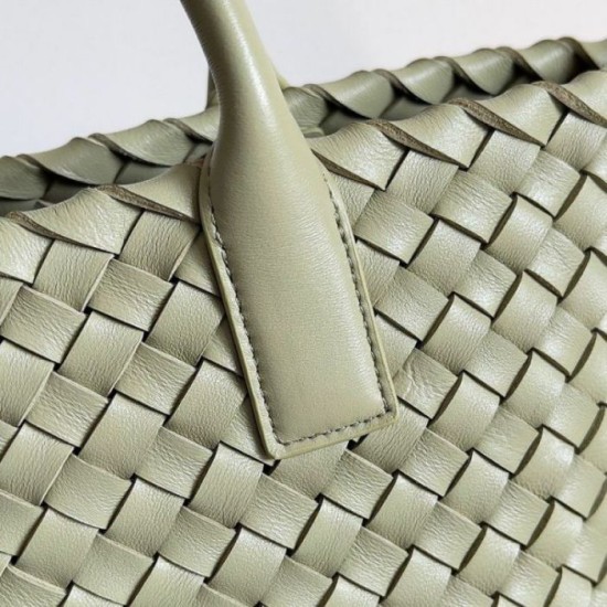 Bottega Veneta Mini Cabat Borse Replica Alta Qualità Travertino Intrecciato Agnello qualità specchio Replica Perfette Bottega Veneta Mini Cabat Borse Alta Qualità Travertino Intrecciato Agnello imitazioni