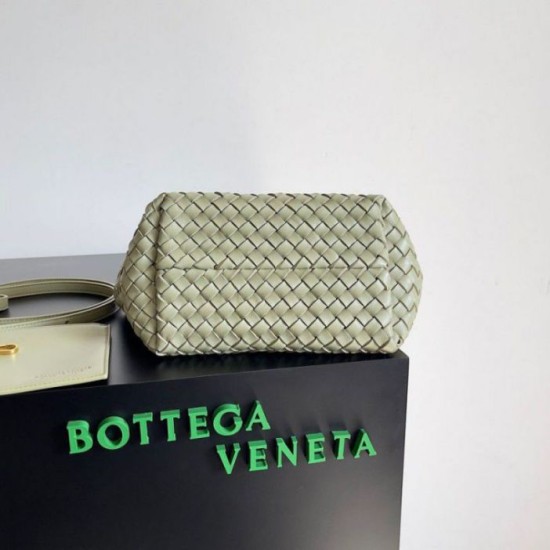 Bottega Veneta Mini Cabat Borse Replica Alta Qualità Travertino Intrecciato Agnello qualità specchio Replica Perfette Bottega Veneta Mini Cabat Borse Alta Qualità Travertino Intrecciato Agnello imitazioni