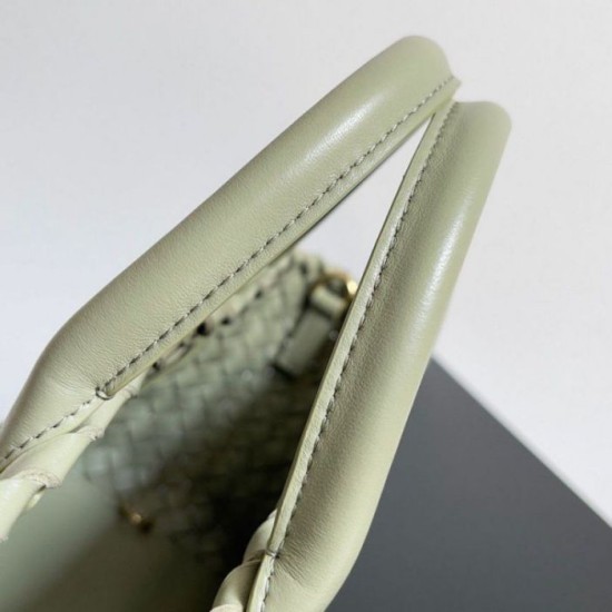 Bottega Veneta Mini Cabat Borse Replica Alta Qualità Travertino Intrecciato Agnello qualità specchio Replica Perfette Bottega Veneta Mini Cabat Borse Alta Qualità Travertino Intrecciato Agnello imitazioni