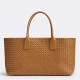 replica Cabat media Bottega Veneta agnello intrecciata color caramello qualità specchio Replica Perfette Cabat media Bottega Veneta agnello intrecciata color caramello imitazioni