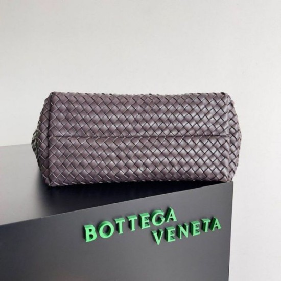 Borsa Cabat media Bottega Veneta Intrecciato fondente agnello Replica Replica Perfette Borsa Cabat media Bottega Veneta Intrecciato fondente agnello imitazioni