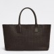 Borsa Cabat media Bottega Veneta Intrecciato fondente agnello Replica Replica Perfette Borsa Cabat media Bottega Veneta Intrecciato fondente agnello imitazioni