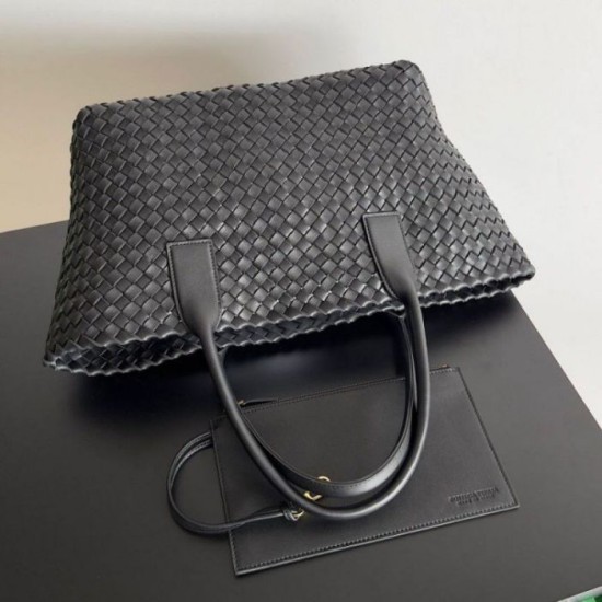 Imitazioni borse griffate Cabat media Bottega Veneta agnello intrecciata nera Replica Replica Perfette Imitazioni borse griffate Cabat media Bottega Veneta agnello intrecciata nera imitazioni