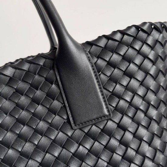 Imitazioni borse griffate Cabat media Bottega Veneta agnello intrecciata nera Replica Replica Perfette Imitazioni borse griffate Cabat media Bottega Veneta agnello intrecciata nera imitazioni
