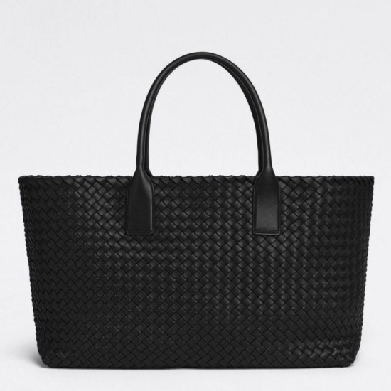 Imitazioni borse griffate Cabat media Bottega Veneta agnello intrecciata nera Replica Replica Perfette Imitazioni borse griffate Cabat media Bottega Veneta agnello intrecciata nera imitazioni