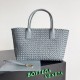 Replica Perfette Bottega Veneta Cabat Media Thunder Intrecciato Agnello imitazioni