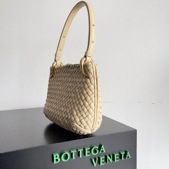 Bottega Veneta Clicker Replica Perfetta Piccola Porridge Intrecciato agnello qualità specchio Replica Perfette Bottega Veneta Clicker Perfetta Piccola Porridge Intrecciato agnello imitazioni