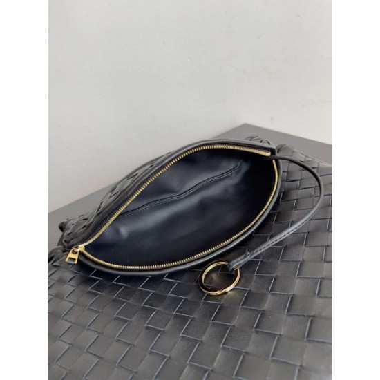 Borsa Replica Bottega Veneta Gemelli Media Agnello Intrecciato Nera qualità specchio Replica Perfette Borsa 1:1 Bottega Veneta Gemelli Media Agnello Intrecciato Nera imitazioni