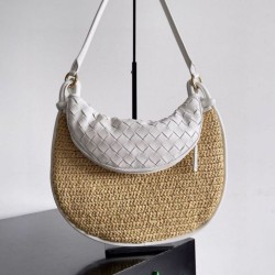 Bottega Veneta Gemelli Medium Borsa Raffia Naturale Replica Replica Perfette Bottega Veneta Gemelli Medium Borsa Raffia Naturale imitazioni
