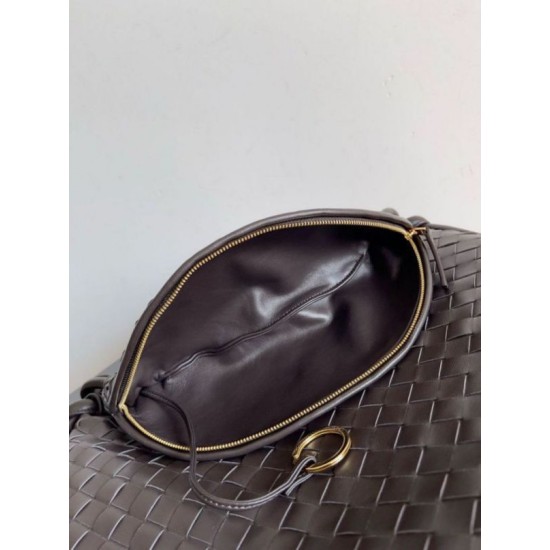 replica grande Bottega Veneta Gemelli agnello intrecciata fondente qualità specchio Replica Perfette grande Bottega Veneta Gemelli agnello intrecciata fondente imitazioni