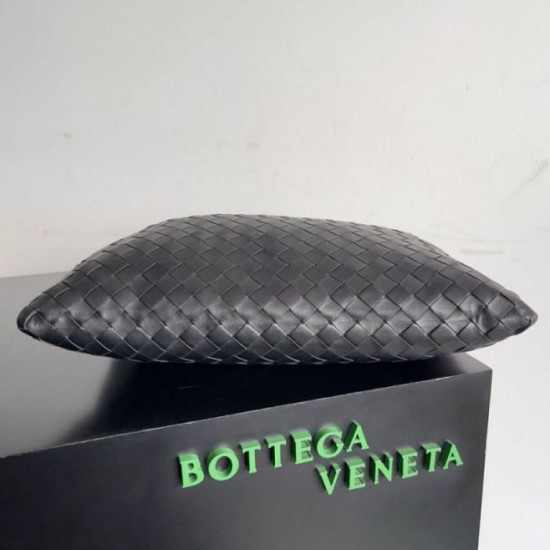 Borsa Hop Piccola Bottega Veneta Vitello Intrecciato Nero Replica Replica Perfette Borsa Hop Piccola Bottega Veneta Vitello Intrecciato Nero imitazioni