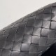Borsa Hop Piccola Bottega Veneta Vitello Intrecciato Nero Replica Replica Perfette Borsa Hop Piccola Bottega Veneta Vitello Intrecciato Nero imitazioni