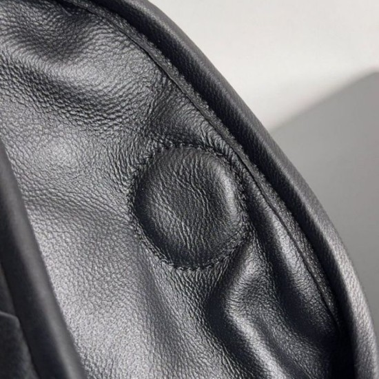 Borsa Hop Piccola Bottega Veneta Vitello Intrecciato Nero Replica Replica Perfette Borsa Hop Piccola Bottega Veneta Vitello Intrecciato Nero imitazioni
