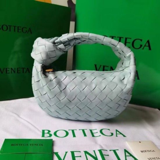 Bottega Veneta BV Jodie Mini Borsa Verde acqua Lavato Intrecciato Agnello Replica Replica Perfette Bottega Veneta BV Jodie Mini Borsa Verde acqua Lavato Intrecciato Agnello imitazioni