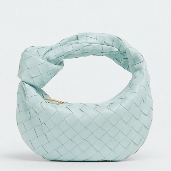 Bottega Veneta BV Jodie Mini Borsa Verde acqua Lavato Intrecciato Agnello Replica Replica Perfette Bottega Veneta BV Jodie Mini Borsa Verde acqua Lavato Intrecciato Agnello imitazioni