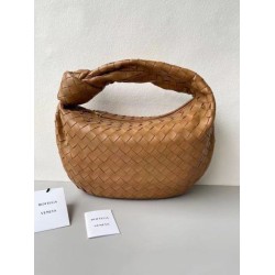 Bottega Veneta BV Jodie Teen Borsa Caramello Intrecciato