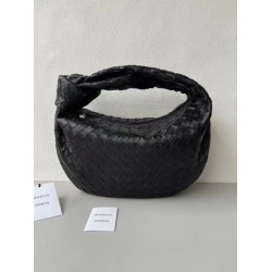 Bottega Veneta BV Jodie Teen Borsa Pari Nero Intrecciato