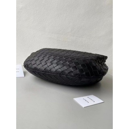Bottega Veneta BV Jodie Teen Bora Pari replica Nero Intrecciato qualità specchio Replica Perfette Bottega Veneta BV Jodie Teen Bora Pari Nero Intrecciato imitazioni