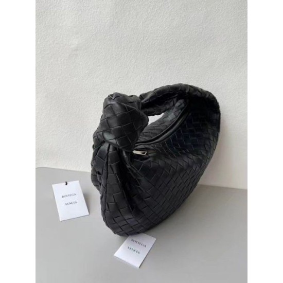 Bottega Veneta BV Jodie Teen Bora Pari replica Nero Intrecciato qualità specchio Replica Perfette Bottega Veneta BV Jodie Teen Bora Pari Nero Intrecciato imitazioni
