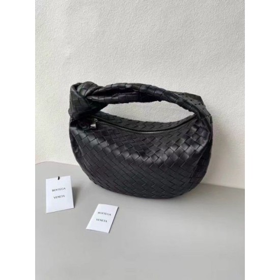 Bottega Veneta BV Jodie Teen Bora Pari replica Nero Intrecciato qualità specchio Replica Perfette Bottega Veneta BV Jodie Teen Bora Pari Nero Intrecciato imitazioni