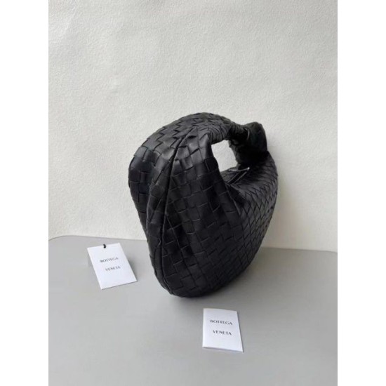 Bottega Veneta BV Jodie Teen Bora Pari replica Nero Intrecciato qualità specchio Replica Perfette Bottega Veneta BV Jodie Teen Bora Pari Nero Intrecciato imitazioni