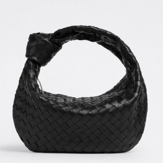 Bottega Veneta BV Jodie Teen Bora Pari replica Nero Intrecciato qualità specchio Replica Perfette Bottega Veneta BV Jodie Teen Bora Pari Nero Intrecciato imitazioni