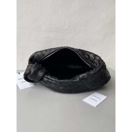 Bottega Veneta BV Jodie Teen Bora Pari replica Nero Intrecciato qualità specchio Replica Perfette Bottega Veneta BV Jodie Teen Bora Pari Nero Intrecciato imitazioni