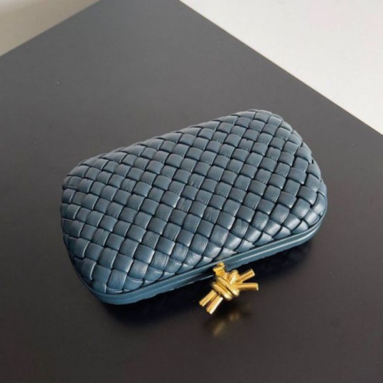 Replica Perfette Bottega Veneta Knot Minaudiere Clutch Space Intrecciato Agnello imitazioni