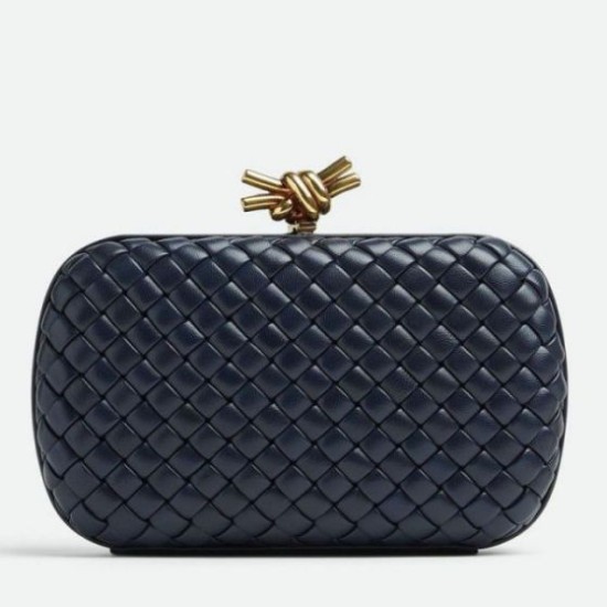 Replica Perfette Bottega Veneta Knot Minaudiere Clutch Space Intrecciato Agnello imitazioni