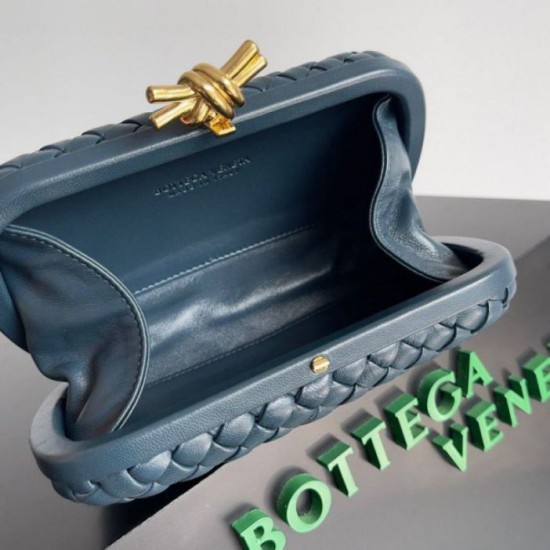 Replica Perfette Bottega Veneta Knot Minaudiere Clutch Space Intrecciato Agnello imitazioni