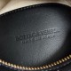 Borsa Replica a tracolla Bottega Veneta Piccolo Loop agnello intrecciata nera qualità specchio Replica Perfette Borsa 1:1 a tracolla Bottega Veneta Piccolo Loop agnello intrecciata nera imitazioni