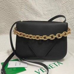 Bottega Veneta Mount Medium Envelope Borsa vitello nera Replica Replica Perfette Bottega Veneta Mount Medium Envelope Borsa vitello nera imitazioni