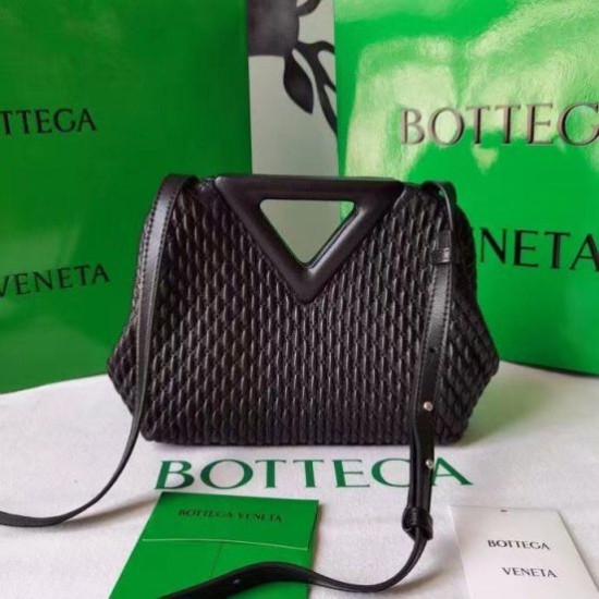 Bottega Veneta Piccolo Point Borsa Nero Trapuntato Replica Replica Perfette Bottega Veneta Piccolo Point Borsa Nero Trapuntato imitazioni
