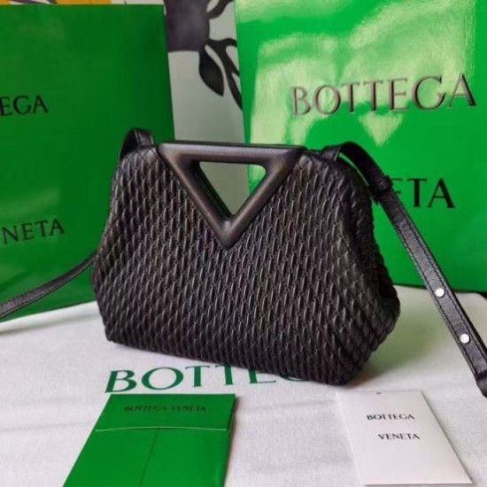 Bottega Veneta Piccolo Point Borsa Nero Trapuntato Replica Replica Perfette Bottega Veneta Piccolo Point Borsa Nero Trapuntato imitazioni