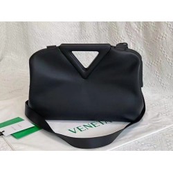 Borsa Bottega Veneta a punta media con manico superiore Nera Borsa Bottega Veneta a punta media con manico superiore Nera