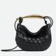 Borse Replica Alta Qualità Mini Bottega Veneta Sardine agnello intrecciata nera qualità specchio Replica Perfette Borse Alta Qualità Mini Bottega Veneta Sardine agnello intrecciata nera imitazioni