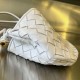Bottega Veneta Mini Replica Perfetta Sardine agnello intrecciata bianca qualità specchio Replica Perfette Bottega Veneta Mini Perfetta Sardine agnello intrecciata bianca imitazioni